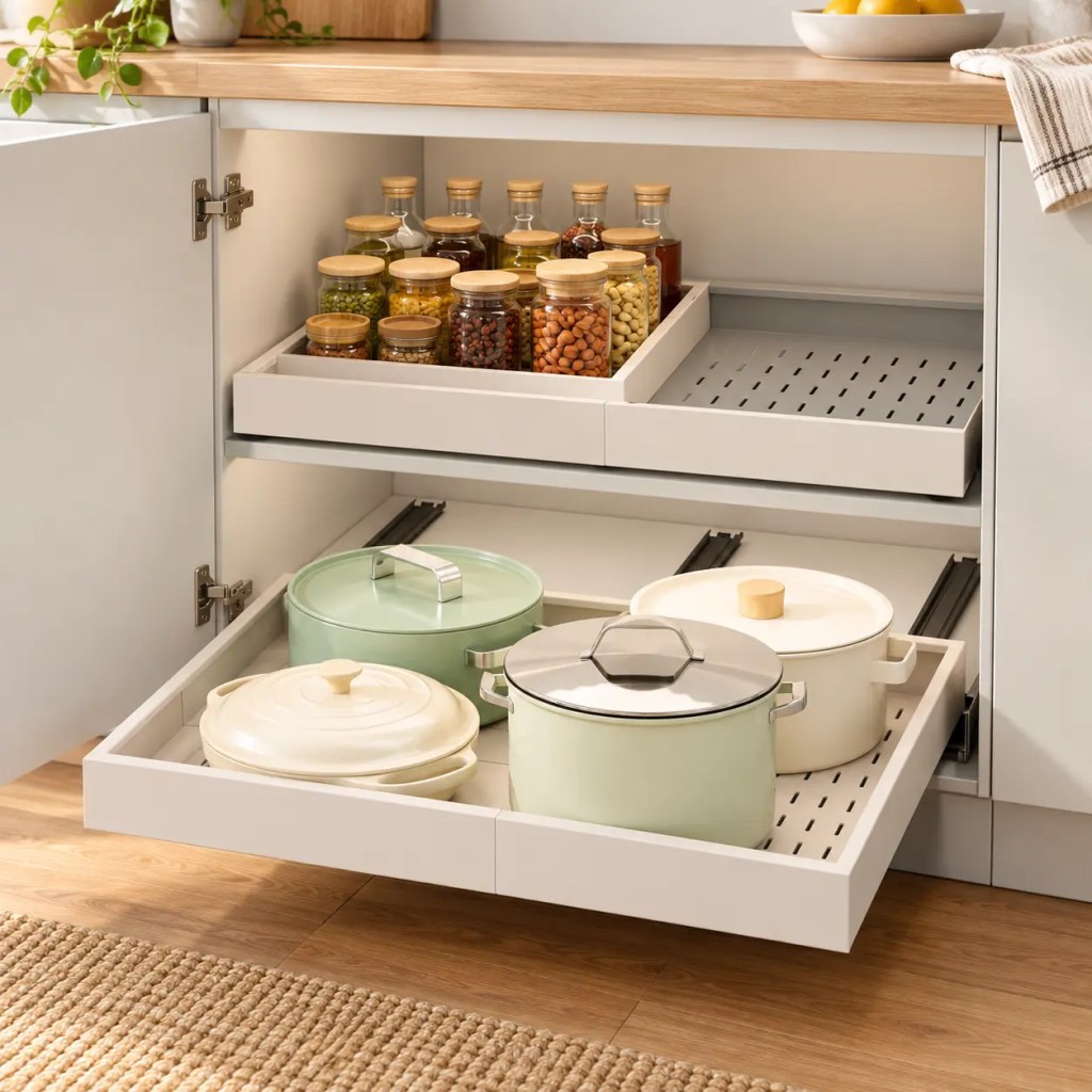 Fokyfok Pull Out Cabinet Organizer Review